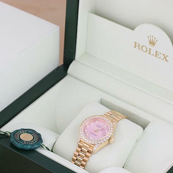 Rolex President 18k Datejust Ladies Watch w/ factory box and hang tag!!!